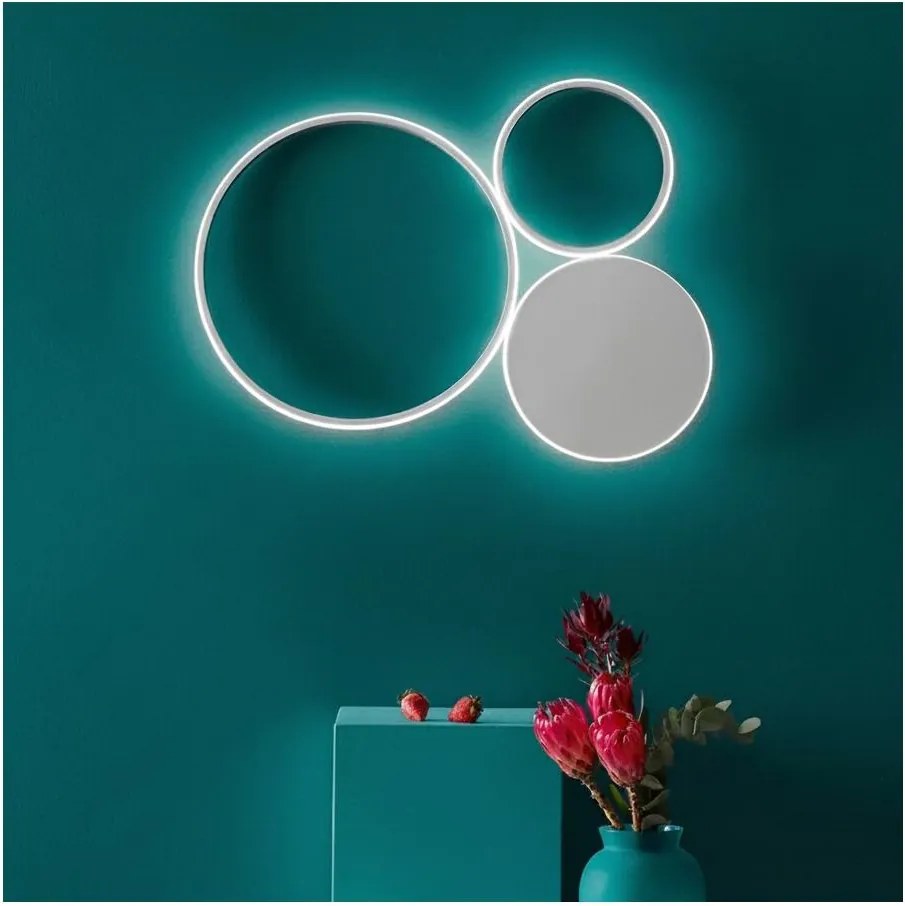 Ondaluce - Kinkiet LED ściemnialny POIS LED/42W/230V srebrny