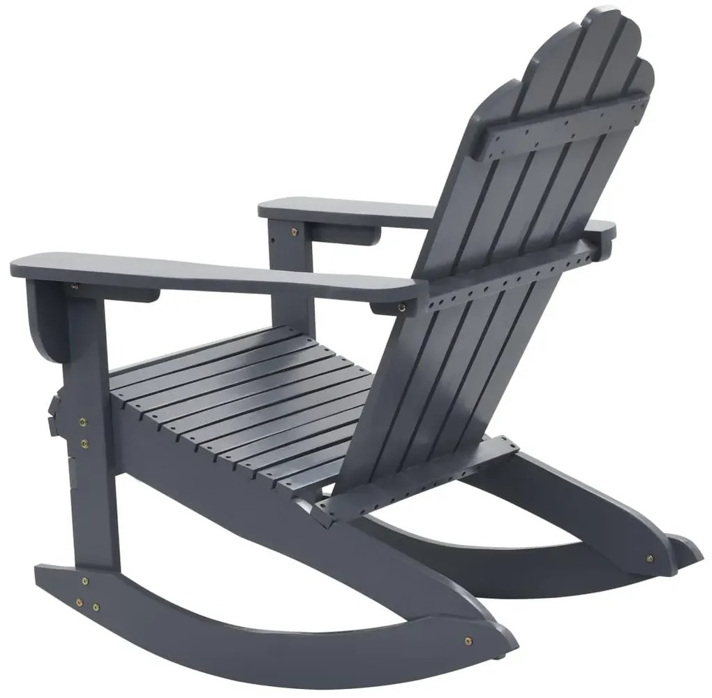 Bujane szare ogrodowe krzesło S2-S81