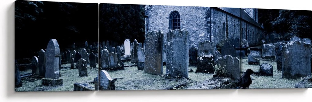 Obraz - Ciemna noc (170x50 cm)