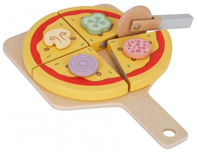 Tooky toy pizzeria drewniany piec do pizzy akcesoria