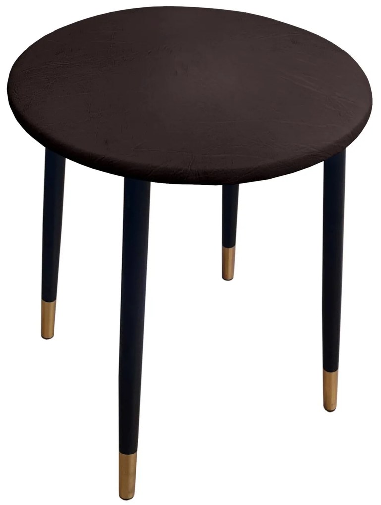 Taboret TRIX AL3 venge podstawa czarna/złota