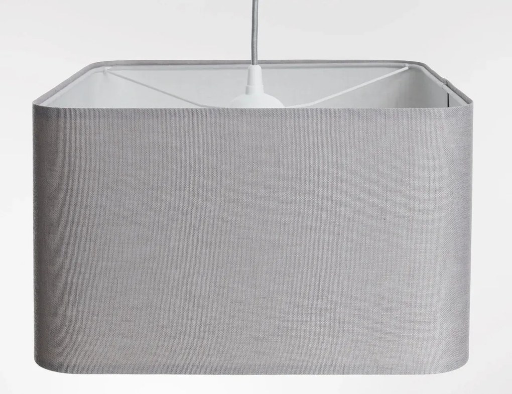 Lampa wisząca KWADRO LEN 009-40w20 szara BPS KONCEPT