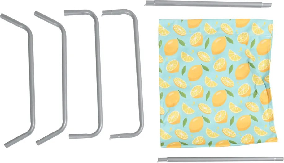 Składane leżak plażowy SAND LEMON, kolorowy