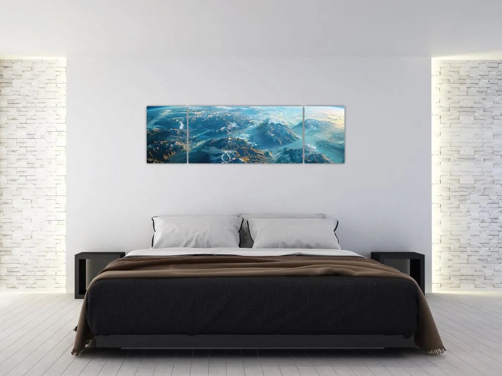 Obraz - Widok z kosmosu (170x50 cm)