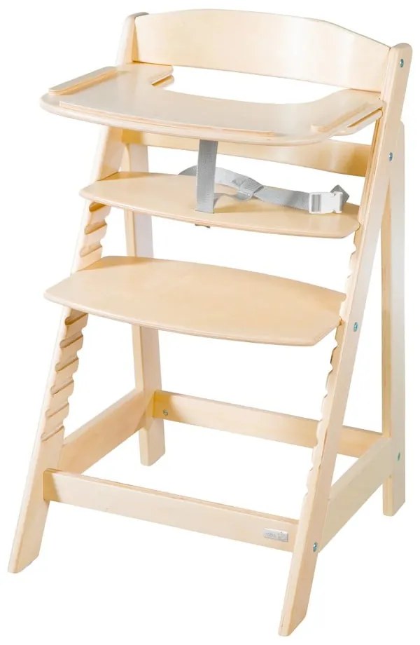 Tacka do krzesełka do karmienia w naturalnym kolorze Sit Up Flex – Roba