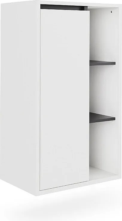 Szafka Midi biały/szary 50x33x86 viola