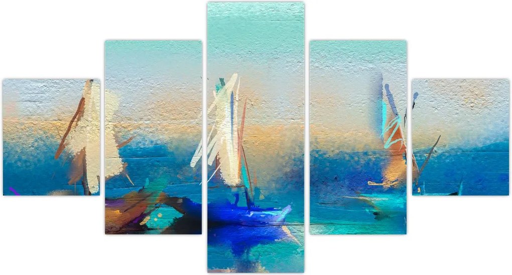 Obraz - Malarstwo krajobrazowe, malarstwo (125x70 cm)
