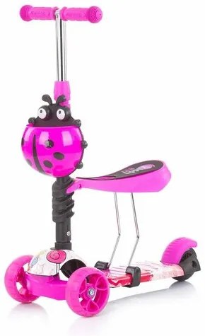 Hulajnoga Chipolino z prowadnicą Kiddy Evo 3w1,Lollipop