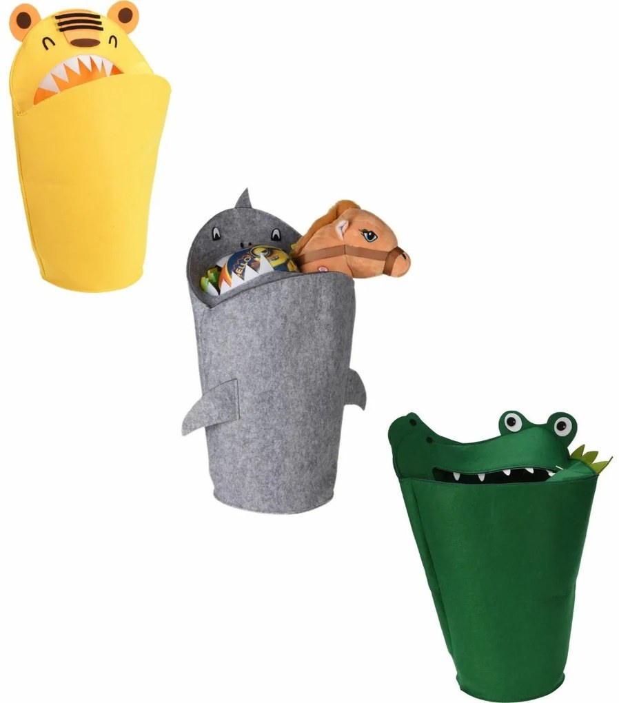 Hatu Worek do przechowywania dla dzieci Shark, 40 x 65 x 30 cm
