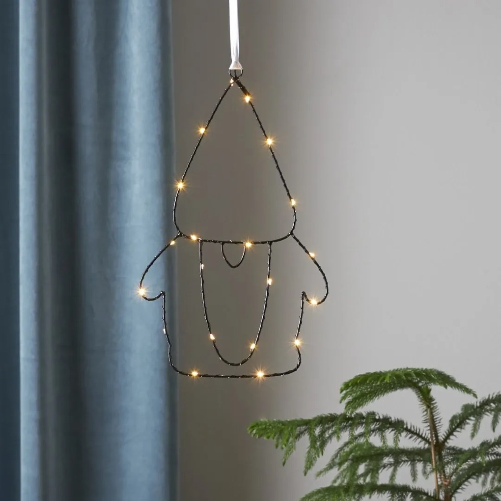 Loftowa dekoracja w kształcie św. Mikołaja