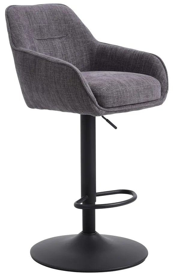 Szare hokery zestaw 2 szt. (wysokość siedziska 69 cm) Avola – Unique Furniture