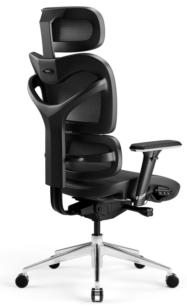 Fotel ergonomiczny Diablo V-Commander, czarno-szary