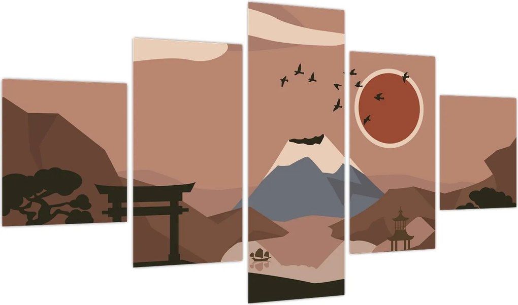 Obraz - Japonia N⁰1 (125x70 cm)