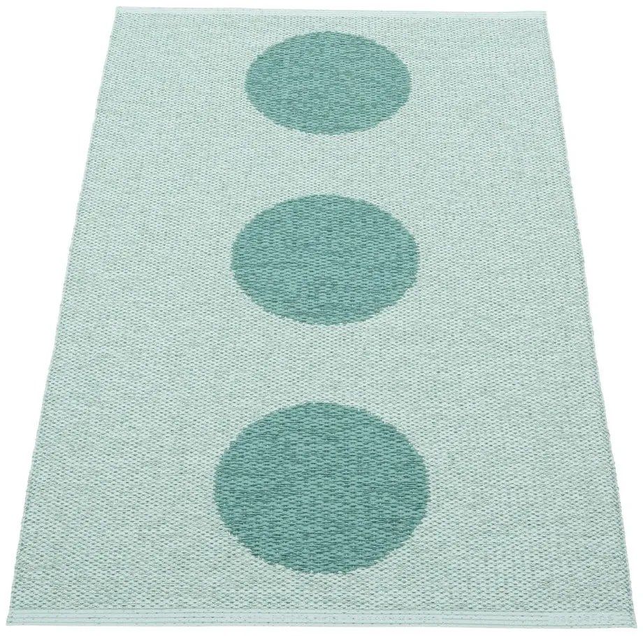 Turkusowy dywan odpowiedni na zewnątrz 70x120 cm Vera Pop Jade – Pappelina
