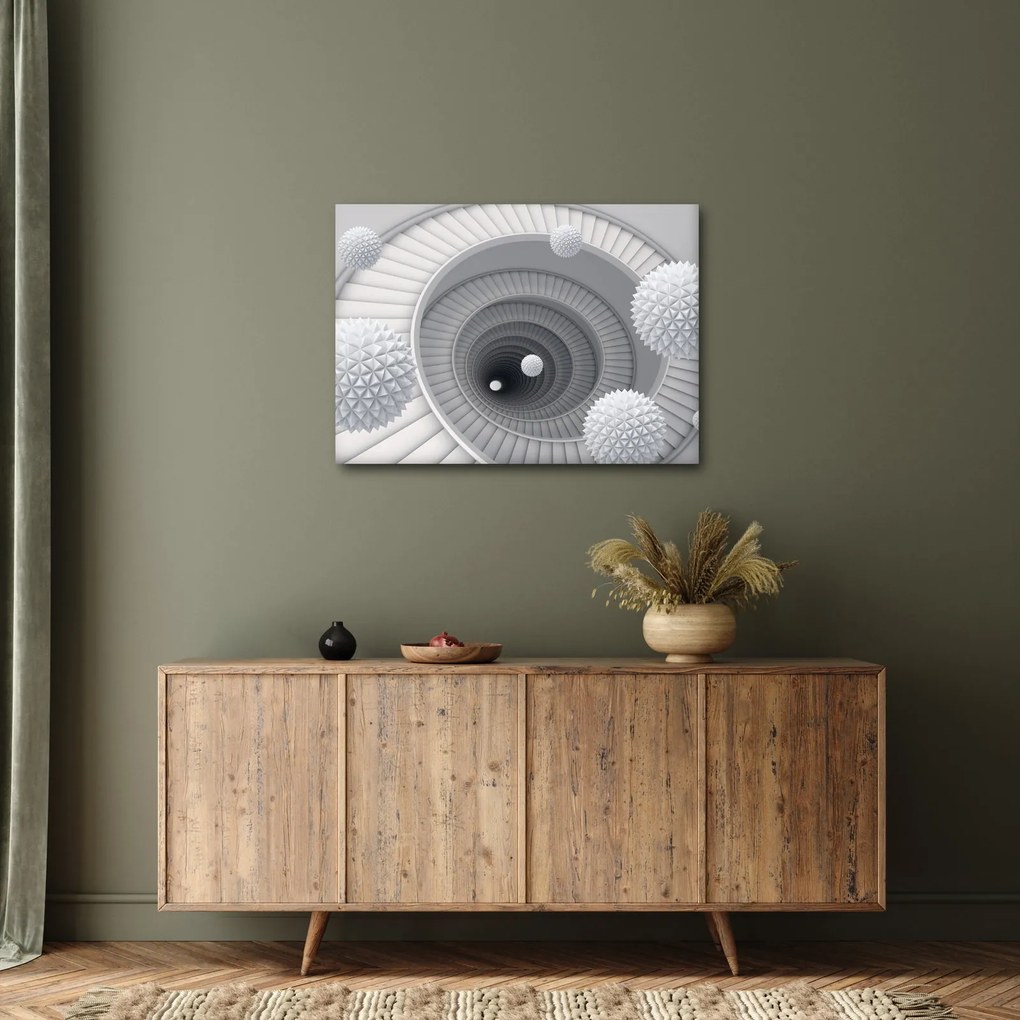 Obraz abstrakcji 3D (70x50 cm)
