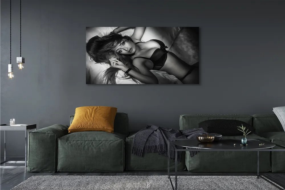 Fotoobraz na płótnie Klasyczna Elegancja w Monochromie