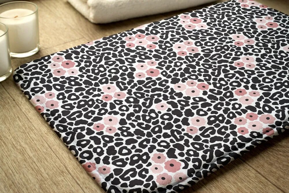 Dywanik łazienkowy antypoślizgowy Dywanik łazienkowy antypoślizgowy Abstrakcja Panterka