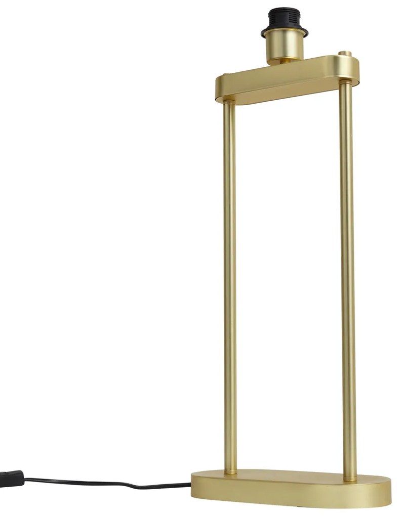 Nowoczesna lampa stołowa mosiężna - Thijmen Nowoczesny Oswietlenie wewnetrzne