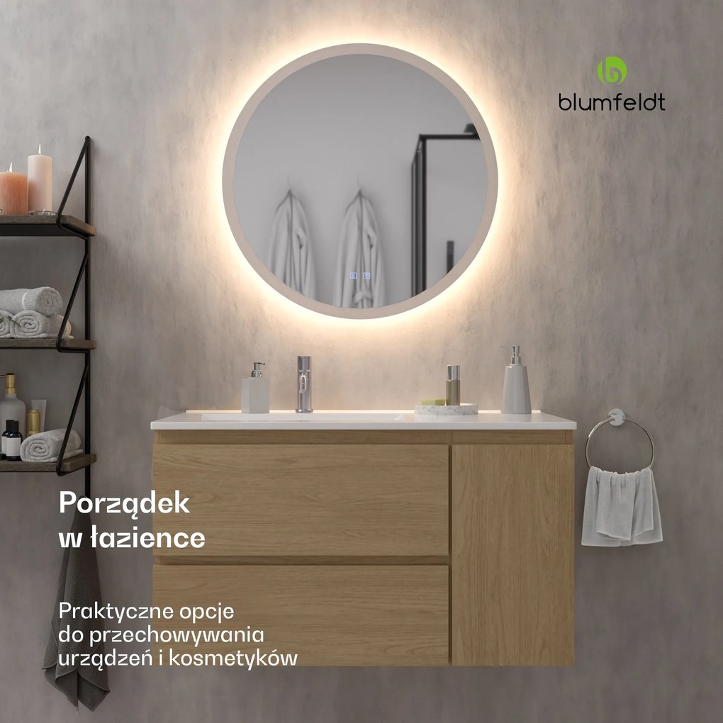 Blumfeldt Johnstone szafka łazienkowa z umywalką 40 cm