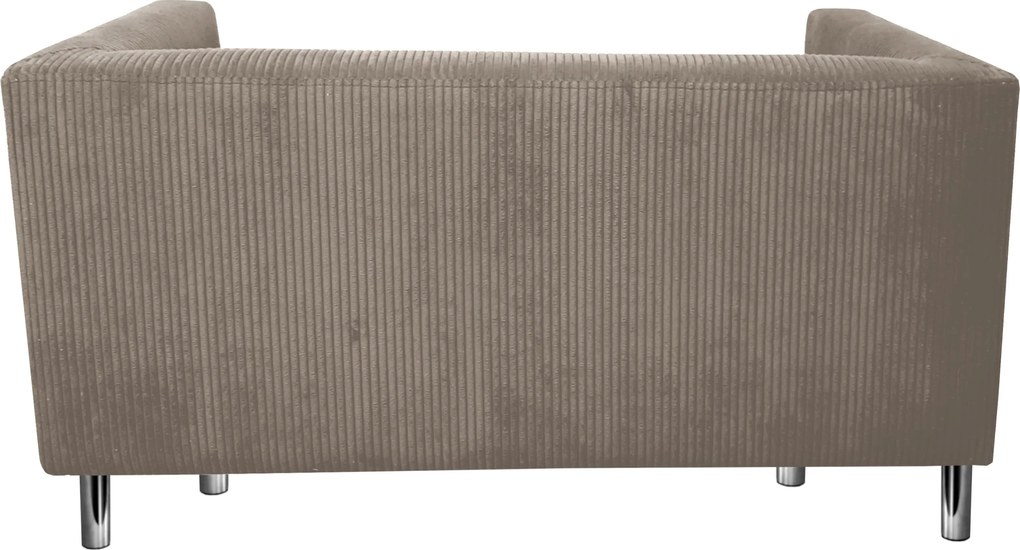 Sofa Monaco : Kolor nogi - Chrom, Kolor tkaniny - Paros2/Poso2, Typ tkaniny - Kronos/Poso, Wysokość nogi - 15 cm