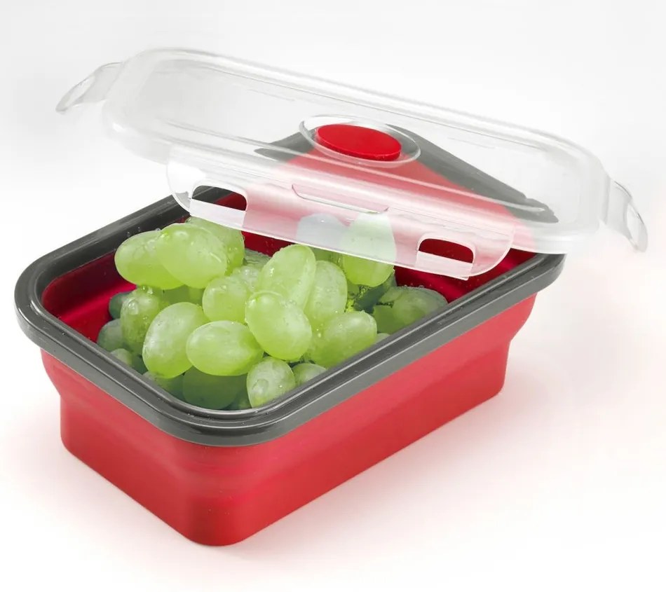 Westmark Składany pojemnik na żywność prostokątny, 600 ml, M