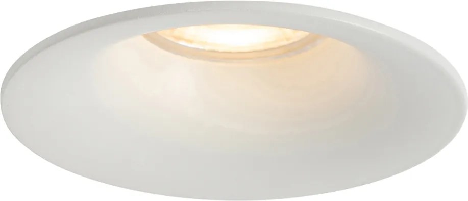 Zestaw 6 białych opraw wpuszczanych GU10 50 mm - Gijs