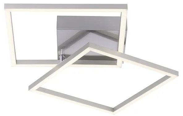 Lampa sufitowa stalowa z LED 2-punktowa - Amanda Nowoczesny Oswietlenie wewnetrzne