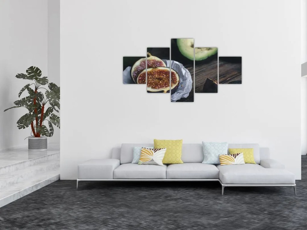 Obraz fig i awokado (125x70 cm)