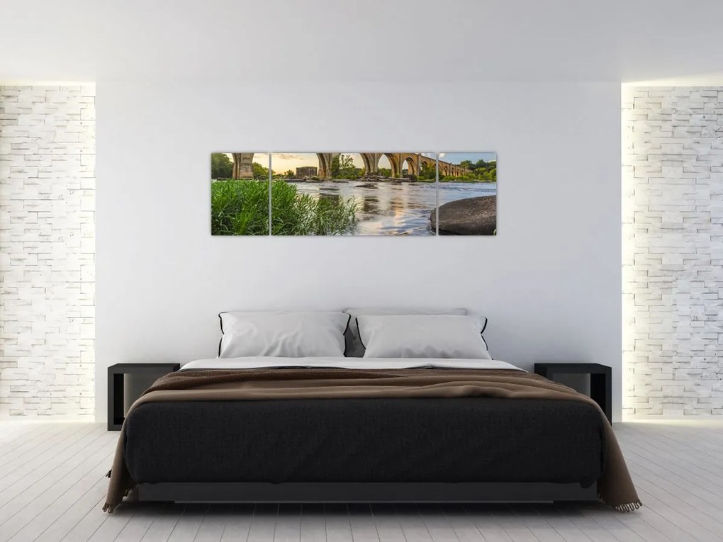 Obraz - Most kolejowy w Richmond (170x50 cm)