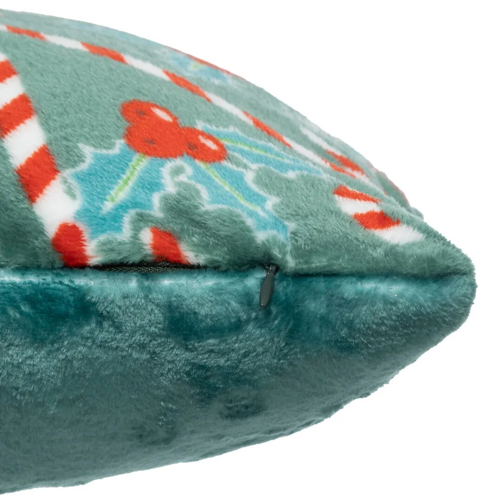 Poduszka z motywem świątecznym, HOLLY, 40 x 40 cm