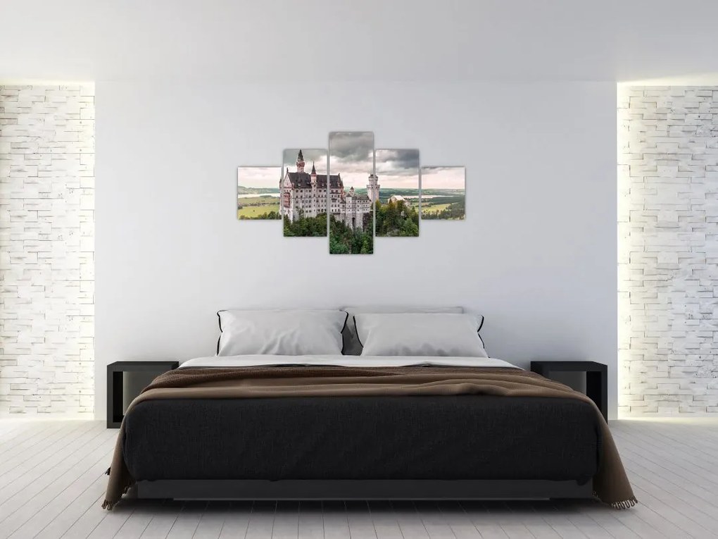 Obraz - Zamek na skałach (125x70 cm)
