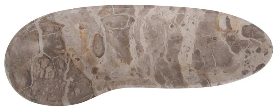 Marmurowa miska dekoracyjna 13x37 cm Organic – PT LIVING