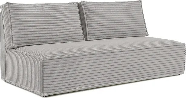 Sofa z Funkcją Spania MAVIA Szara Sztruksowa Nowoczesna
