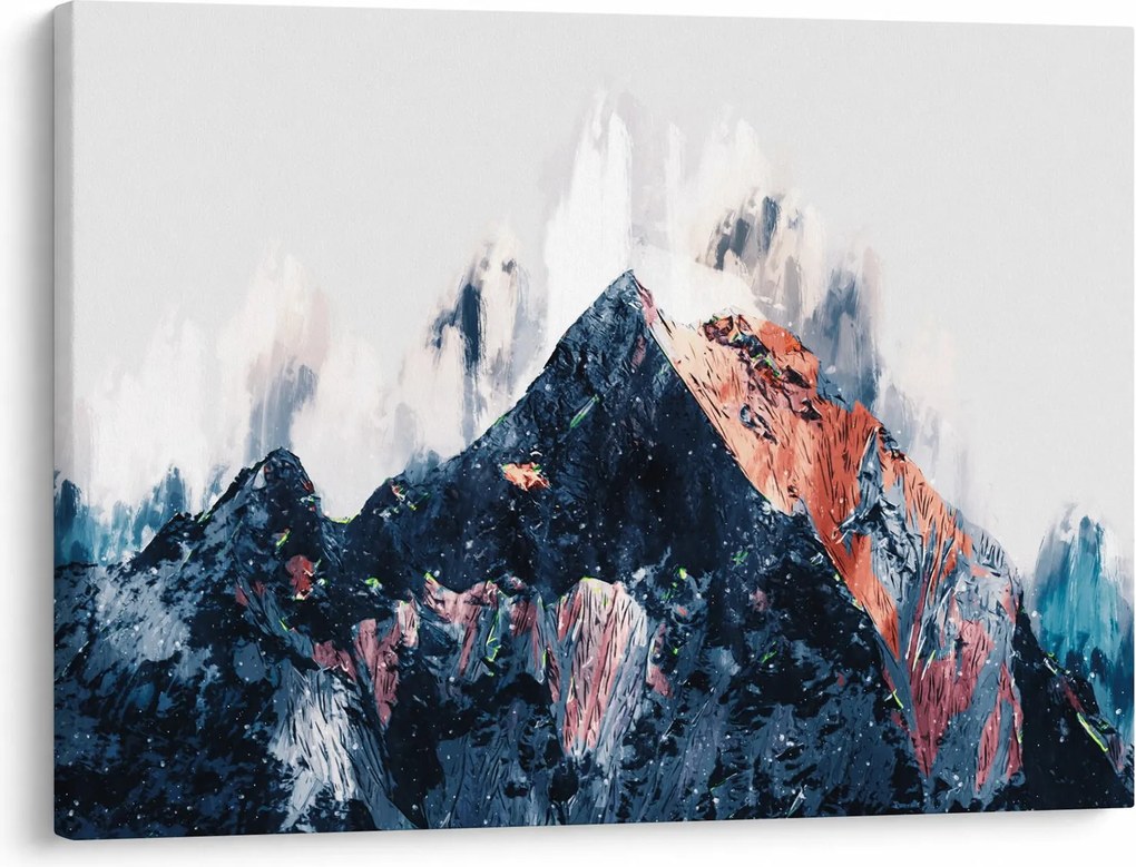 Obraz - Abstrakcyjna góra (70x50 cm)