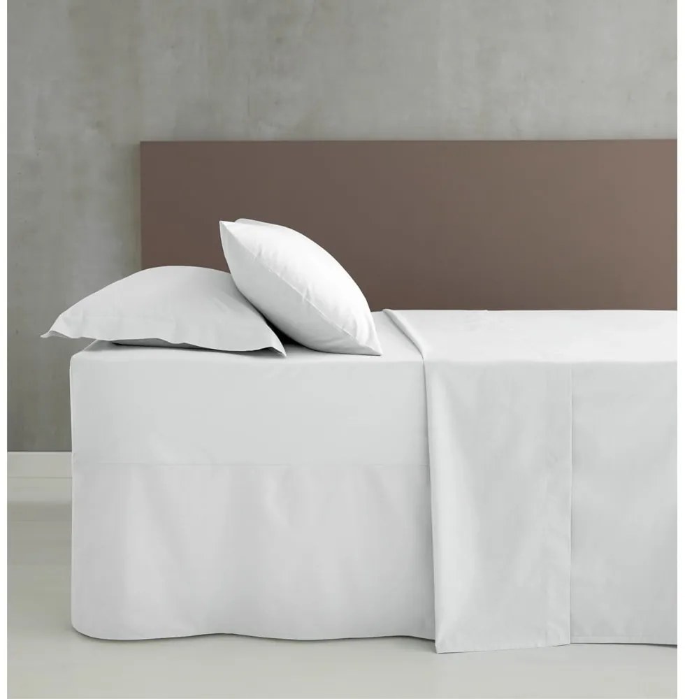 Biały pokrowiec na ramę łóżka z perkalu 90x190 cm Easy Iron Percale – Catherine Lansfield