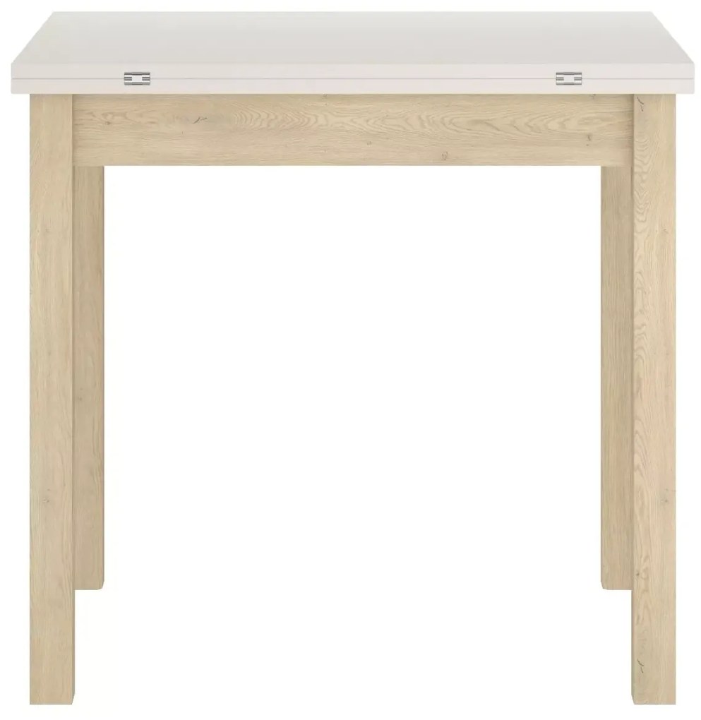 Rozkładany stół jadalny FLIP 80(160)X80 cm, kaszmir/dąb Cremona Torro