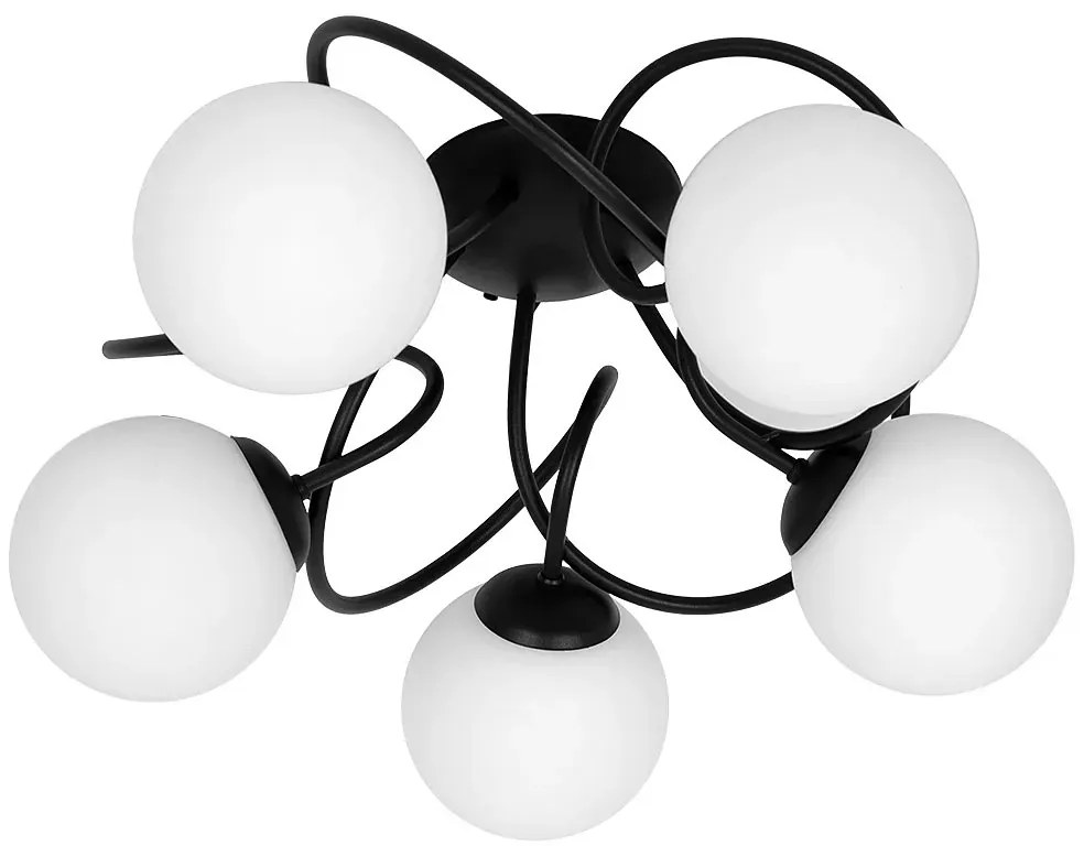 Nowoczesny pięcioramienny żyrandol do pokoju - 13X A718 K7-F79