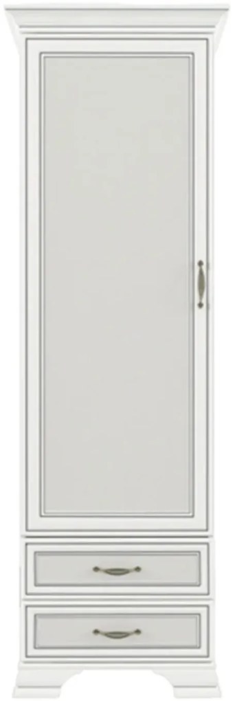 Regał zamykany z 2 szufladami fineline crema G6-H61