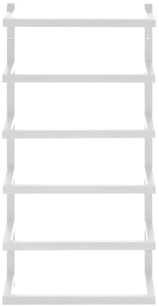 Biały wieszak na ręczniki typu drabinka P3-M46