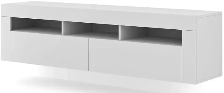 Biała szafka pod TV wisząca lub stojąca W7-R80