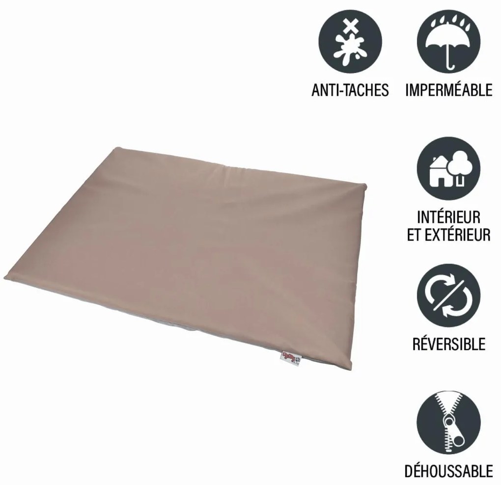 Legowisko dla psa małego ESSENTIEL, wodoodporne, 80 x 60 cm