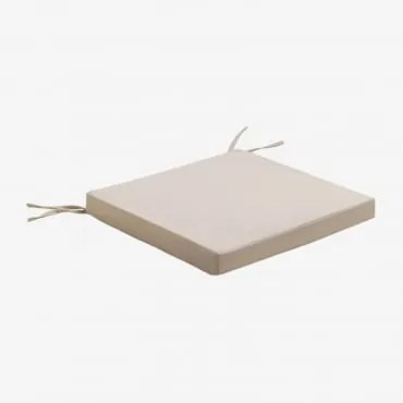 Poduszka 44,5x43 Cm Na Krzesło Z Tkaniny Senia Gardenia Biel - Sklum