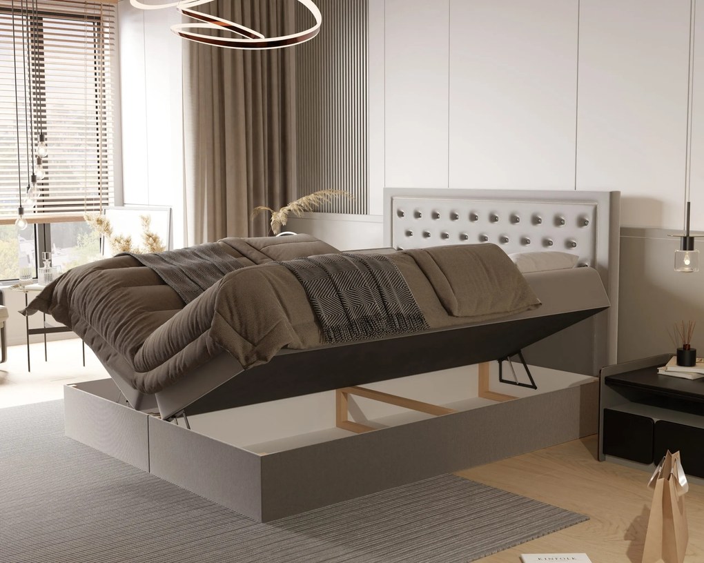 Łóżko kontynentalne KIRA 2 - 160x200