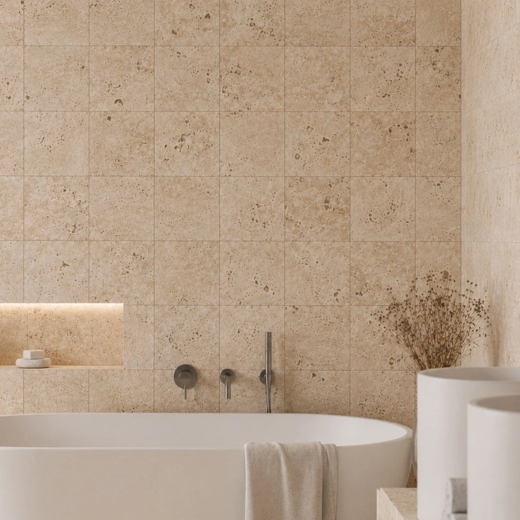 Massi Trawertyn Beige Classic Mix płytka 30,5 x 30,5 x 1 cm bębnowana