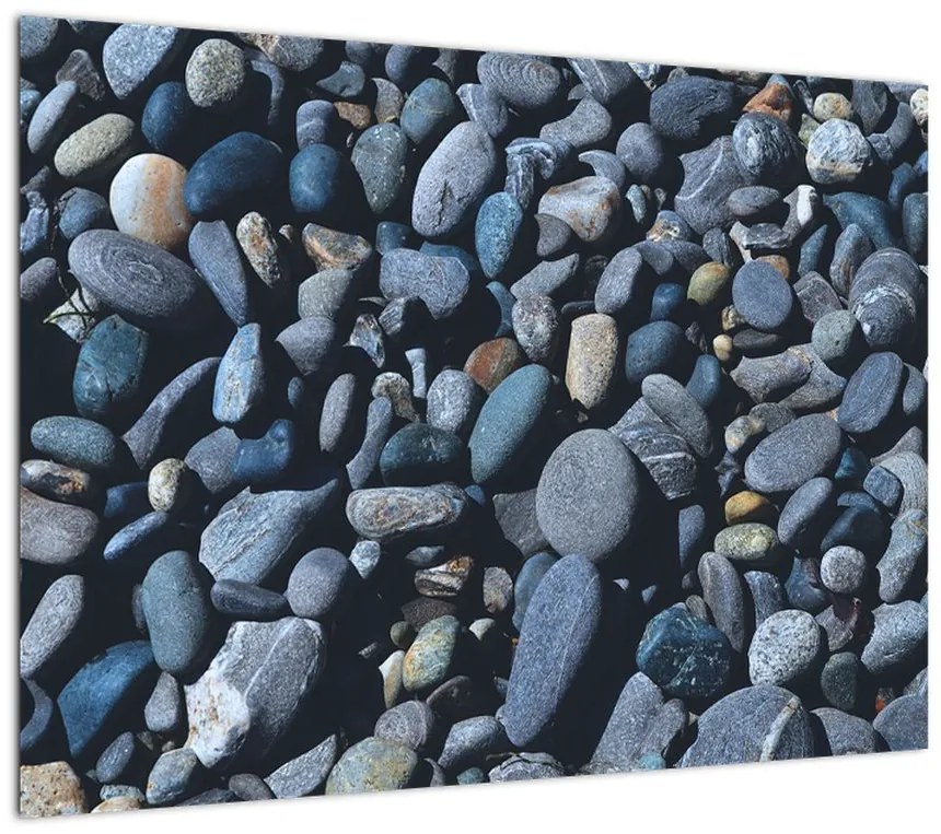 Obraz kamyków z plaży (70x50 cm)