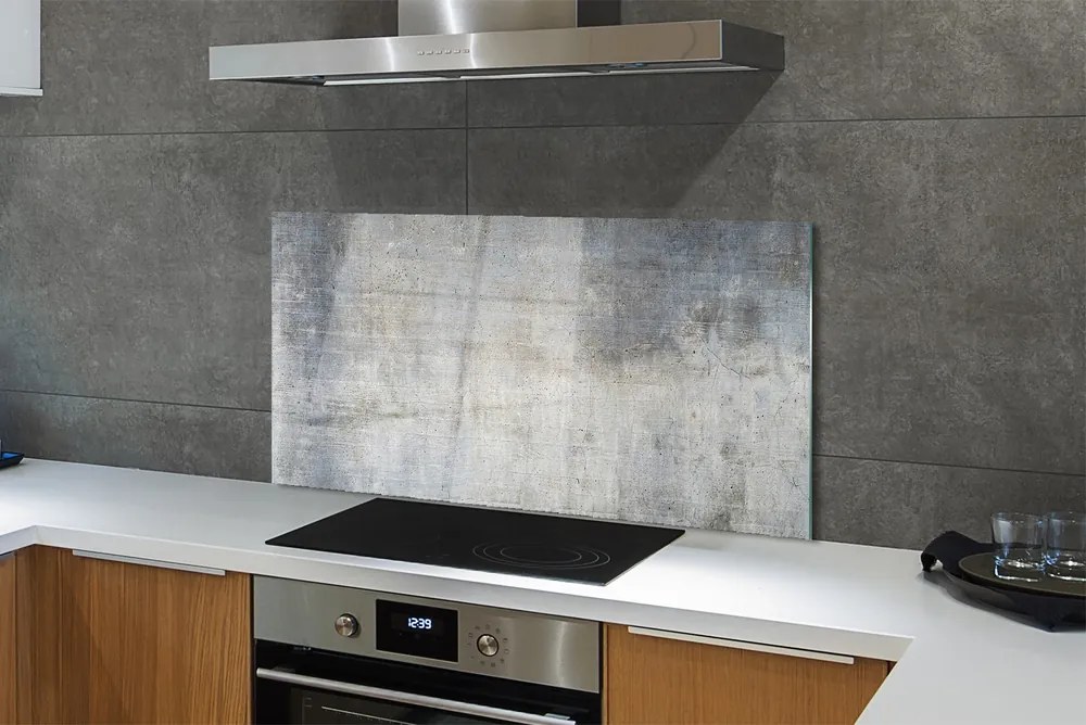 Szklany Panel Mur z Ciosanego Kamienia