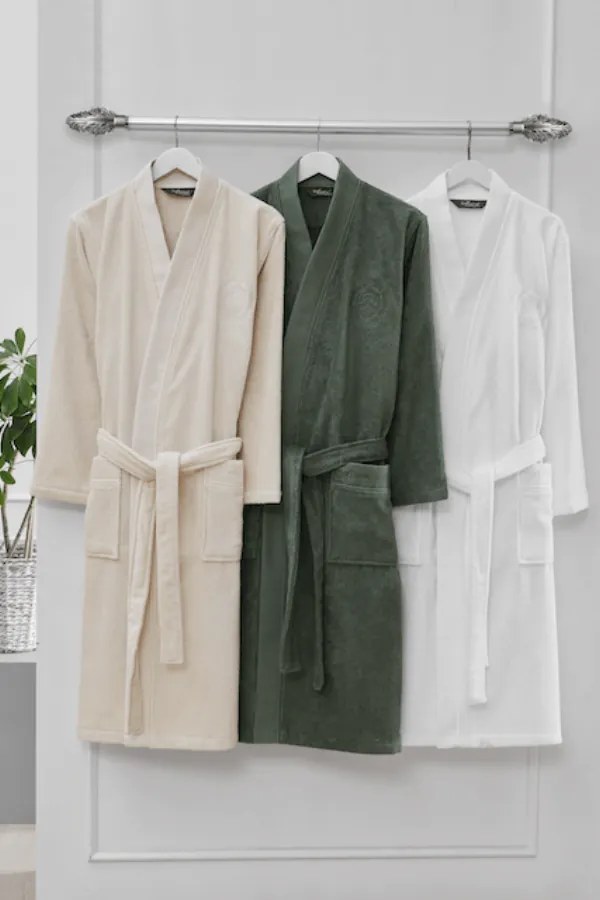 Męski szlafrok PALATINE S Biały