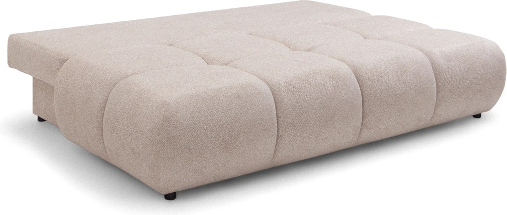 Kanapa Lerio z funkcją spania - jasno beżowa dzianina hydrofobowa Blur 02