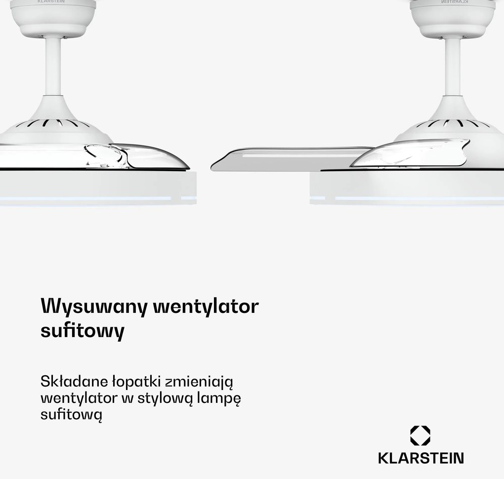 Klarstein AirFold Smart wentylator sufitowy