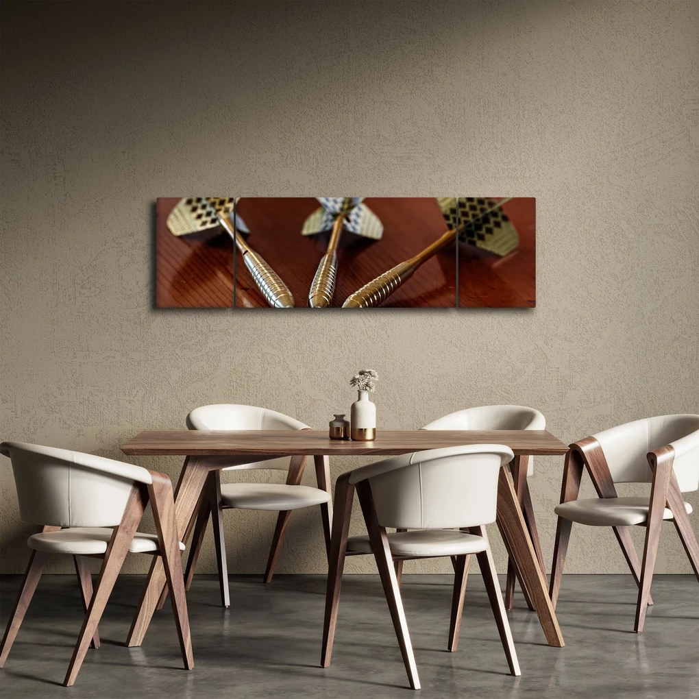 Obraz trzech strzałek (170x50 cm)